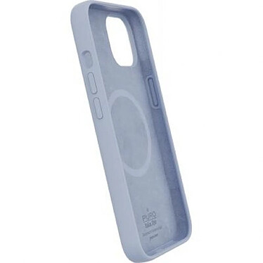 Avis PURO Coque pour iPhone 14 Plus en Silicone Icon Compatible MagSafe Bleu