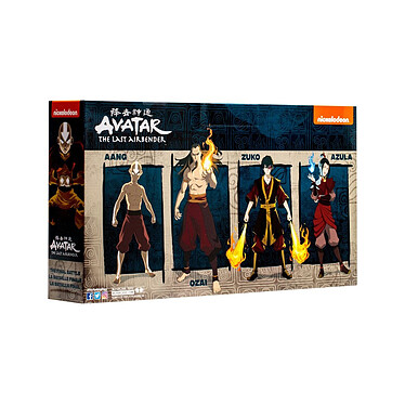Avatar, le dernier maître de l'air - Pack 4 figurines Final Battle 13 cm pas cher