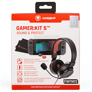 Avis snakebyte - Kit Gamer Kit casque et accessoires Nintendo Switch