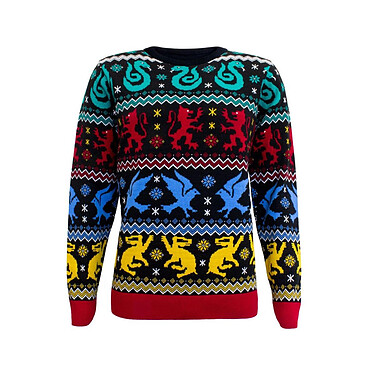 Harry Potter - Sweatshirt Christmas Jumper Houses  - Taille M