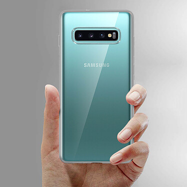 Acheter Avizar Coque Samsung Galaxy S10 Plus Silicone Gel + Film Ecran Verre trempé transparent