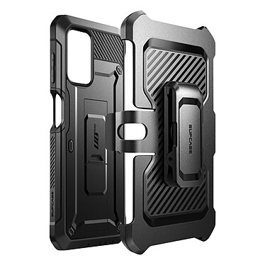 Supcase Coque Noir pour Samsung Galaxy A23 5G et M23 5G,  Antichoc avec Béquille Support et Clip Ceinture,