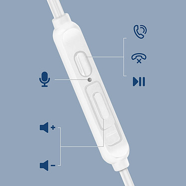 Avis Écouteurs Filaires USB-C Son de Qualité Bouton Multifonction LinQ Argent
