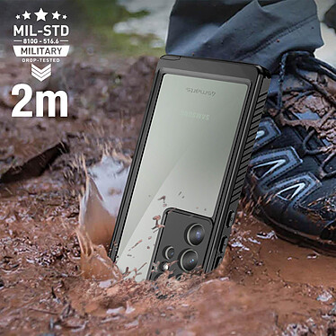 4smarts Coque intégrale pour Samsung Galaxy S23  Etanche Antichoc 2m  Active Pro Noir pas cher