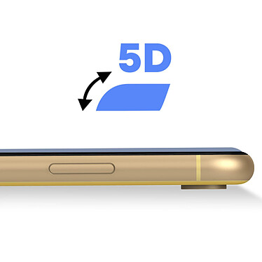 Acheter Avizar Verre Trempé pour iPhone 11 et iPhone XR Bord Biseauté 5D Surface Full Glue + Applicateur  Noir