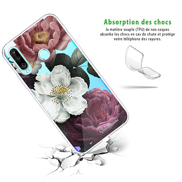Avis LaCoqueFrançaise Coque Huawei P30 Lite/ P30 Lite XL 360 intégrale transparente Motif Fleurs roses Tendance