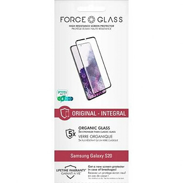Acheter Force Glass Pack de 5 Protège écrans pour Samsung Galaxy S20 en Verre 3D Original Transparent