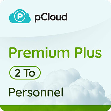 pCloud Premium Plus Personnel 2 To – Licence 1 an - A télécharger