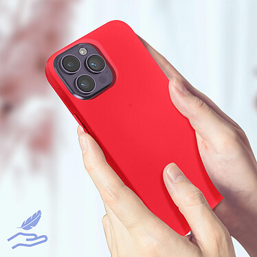 Acheter Avizar Coque pour iPhone 14 Pro Silicone Semi-rigide Finition Soft-touch Fine  fuchsia