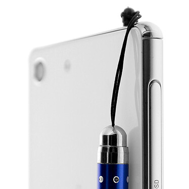 Acheter Avizar Stylet Retractable Bleu avec Strass pour écran Tactile - Attache Jack 3.5 mm