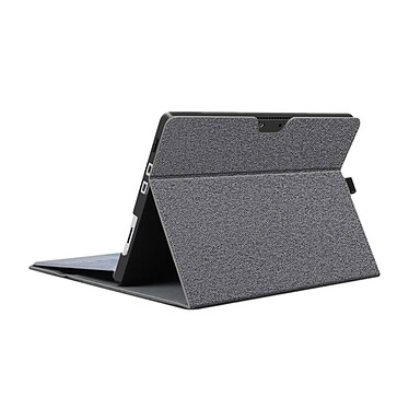 Avizar Étui Folio Microsoft Surface Pro 8 Support Stand Ultra-fine Finition Tissu Gris