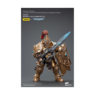 Warhammer 40k - Figurine 1/18 Adeptus Custodes Custodian Guard with Sentinel Blade and Praesidi pas cher