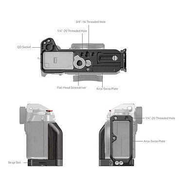 Avis SMALLRIG Support en L pour Fujifilm X-T5 - 4137