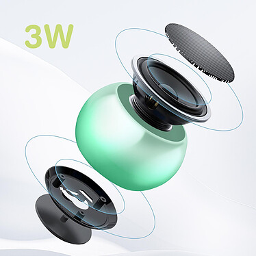 Avis Moxie Mini Enceinte Sans-fil Bluetooth Autonomie 3h Design Ultra-compact Vert