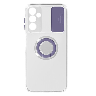 Avizar Coque pour Samsung Galaxy A14 4G et 5G avec Cache Caméra Coulissant Bague Support  violet