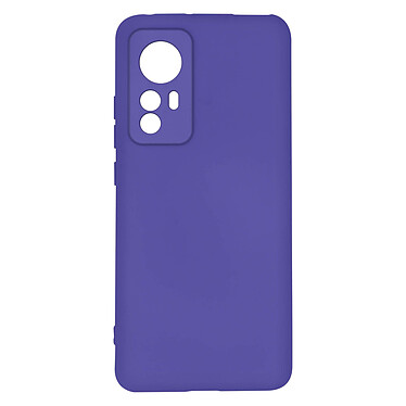Avizar Coque pour Xiaomi 12T et 12T Pro Silicone Semi-rigide Finition Soft-touch Fine  violet