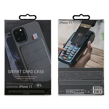 Acheter Muvit Coque pour iPhone 11 SMART CARD FOLIO Noir