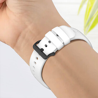 Acheter Avizar Bracelet pour Oppo Watch 3 Pro Silicone Soft-Touch Sange à Trous  blanc