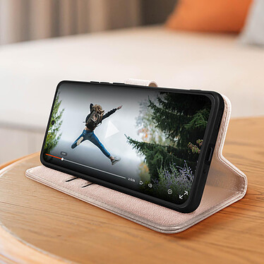Avis Avizar Housse pour Xiaomi 13 portefeuille rangement carte support vidéo  rose