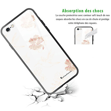 Avis LaCoqueFrançaise Coque iPhone 6/6S Coque Soft Touch Glossy Fleurs Blanches Design
