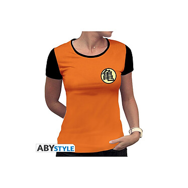 DRAGON BALL - T-Shirt Kame Symbol femme MC orange - premium - Taille XS