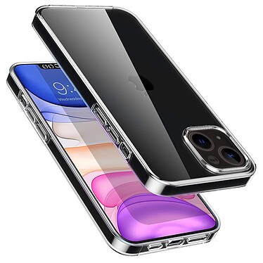 Evetane Coque iPhone 13 Mini 360° intégrale protection avant arrière silicone transparente Motif pas cher