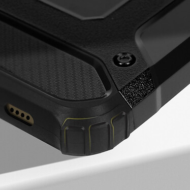 Acheter Avizar Coque pour iPhone 14 Pro Max Hybride Antichoc 1.8m Relief  Noir
