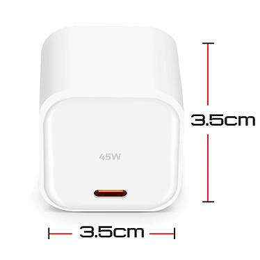 Avis Swissten Chargeur Secteur USB C 45W GaN Power Delivery Charge Ultra-rapide Blanc