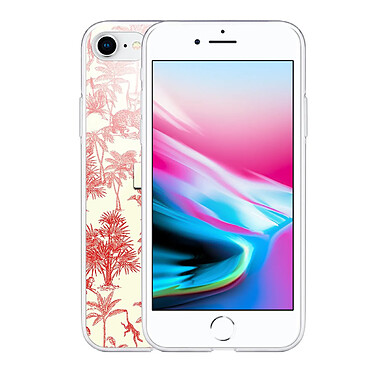 Avis LaCoqueFrançaise Coque iPhone 7/8/ iPhone SE 2020/ 2022 silicone transparente Motif Botanic Amour ultra resistant