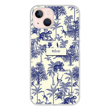 LaCoqueFrançaise Coque iPhone 13 360 intégrale transparente Motif Botanic Rêve Tendance