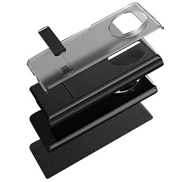 Avis Avizar Coque Clapet pour Huawei Mate X3 Fenêtre et Béquille Support  Noir
