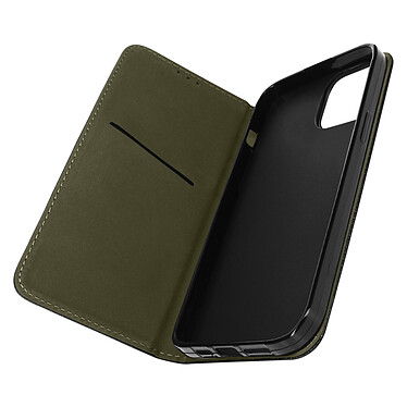 Avizar Étui pour iPhone 14 Plus avec Clapet Porte-carte Fonction Support  noir