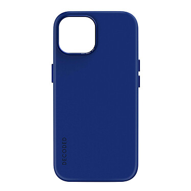Decoded Coque MagSafe pour iPhone 15 Plus Silicone Mat Doux Bleu Galactique