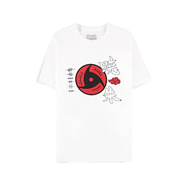 Naruto Shippuden - T-Shirt Akatsuki Symbols White - Taille XXL