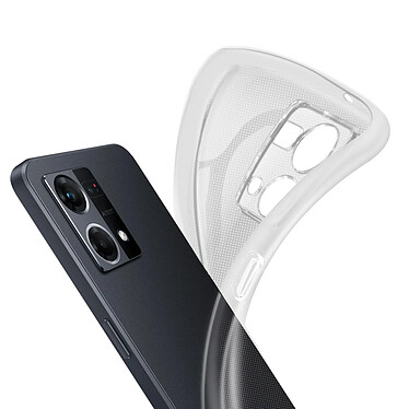 Avizar Coque pour Oppo Reno 7 Flexible Fine et Légère  Transparent pas cher