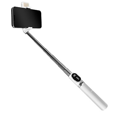 LinQ Perche Selfie Bluetooth avec fonction Trépied Télécommande sans fil  Blanc