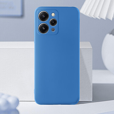Avis Avizar Coque pour Xiaomi Redmi 12 Silicone Semi-rigide Soft Touch  Bleu