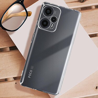 Avis Avizar Coque pour Xiaomi Poco F5 Souple Caméra Protégé  Transparent