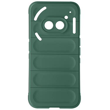 Avizar Coque pour Nothing Phone 2a Antichoc Silicone Motif texturé 3D Vert Foncé