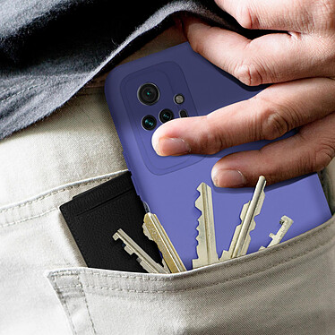 Avizar Coque Xiaomi Redmi Note 10 Pro Silicone Semi-rigide Soft Touch Fine Violet pas cher