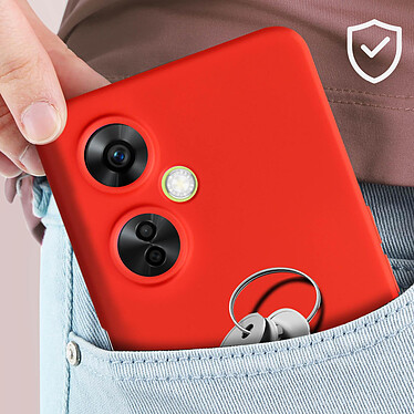 Avis Avizar Coque pour OnePlus Nord CE 3 Lite 5G Silicone Soft Touch Finition Mate Anti-trace  Rouge