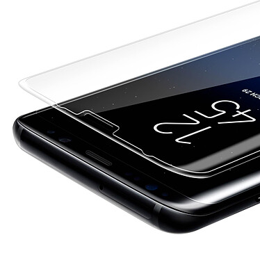 Acheter Avizar Film Ecran Verre Trempé Samsung Galaxy S8 - Bords Incurvés Transparent