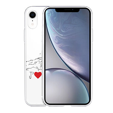 Avis LaCoqueFrançaise Coque iPhone Xr silicone transparente Motif J'aime Marseille ultra resistant