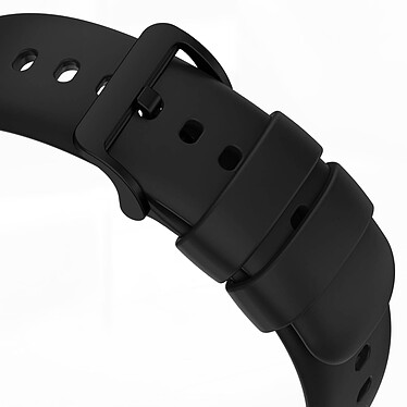 Avizar Bracelet pour Oppo Watch 3 Silicone Soft-Touch Sange à Trous  noir pas cher