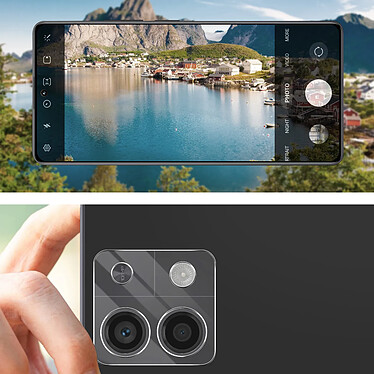 Avizar Protection Caméra pour Xiaomi Redmi Note 13 5G Verre Trempé Incurvé 3D Transparent pas cher