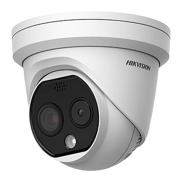 Hikvision - Caméra dôme IP thermique et optique 4MP