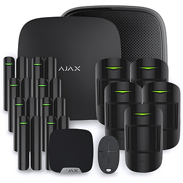 Ajax - Alarme maison Ajax StarterKit Plus noir - Kit 6