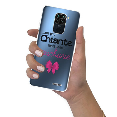 Evetane Coque Xiaomi Redmi Note 9 360 intégrale transparente Motif Un peu chiante tres attachante Tendance pas cher