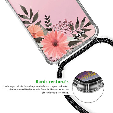 Acheter Evetane Coque cordon Samsung Galaxy S20 Dessin Fleurs roses