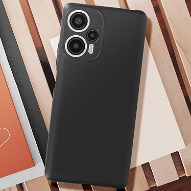 Acheter Avizar Coque pour Xiaomi Poco F5 Silicone Gel Flexible Fine et Légère  Noir